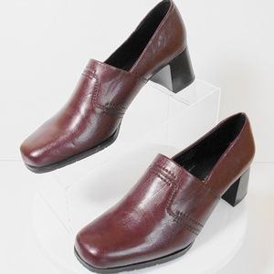 COPY - Womens, Franco Sarto Chunky Heel Leather Pump 7 M